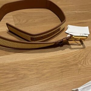 NWT Zimmerman raffia belt. Medium large.